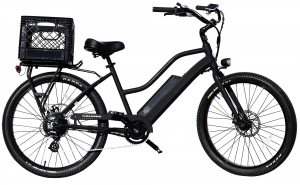 Electric Bike Black Beach Cruiser