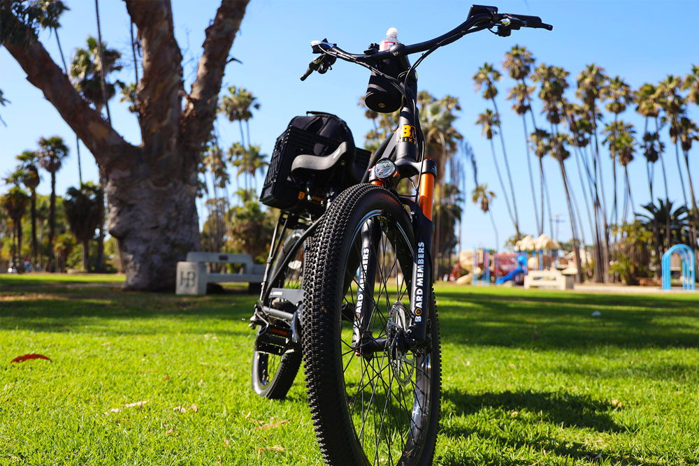 Board Members Electric Bike Rental Front View